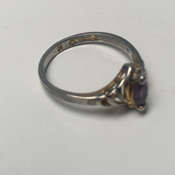 💜 3 for $50 Vintage size 9 silver plated ring - Picture 6 of 7